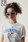 PROD Bldg T shirt S / White Knurrenu - Puppy Graphic Short Sleeve T-Shirt