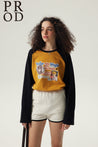 PROD Bldg Varsity Long Sleeve 0 / Yellow Black Shine Magic Varsity Long Sleeve